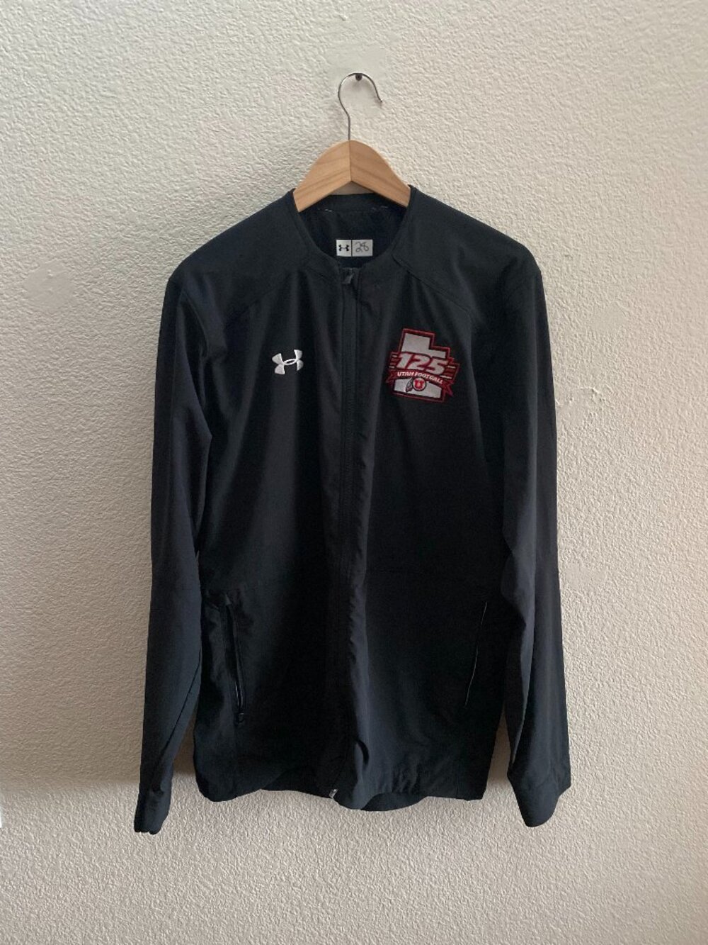 Utah Utes Football 125 Years Under Armour Jacket Large #28 Player Issued 2018
